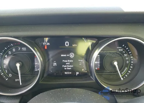 2023 Jeep Wrangler Sahara 4Xe из США, поврежденный, VIN 1C4JJXP61PW525323